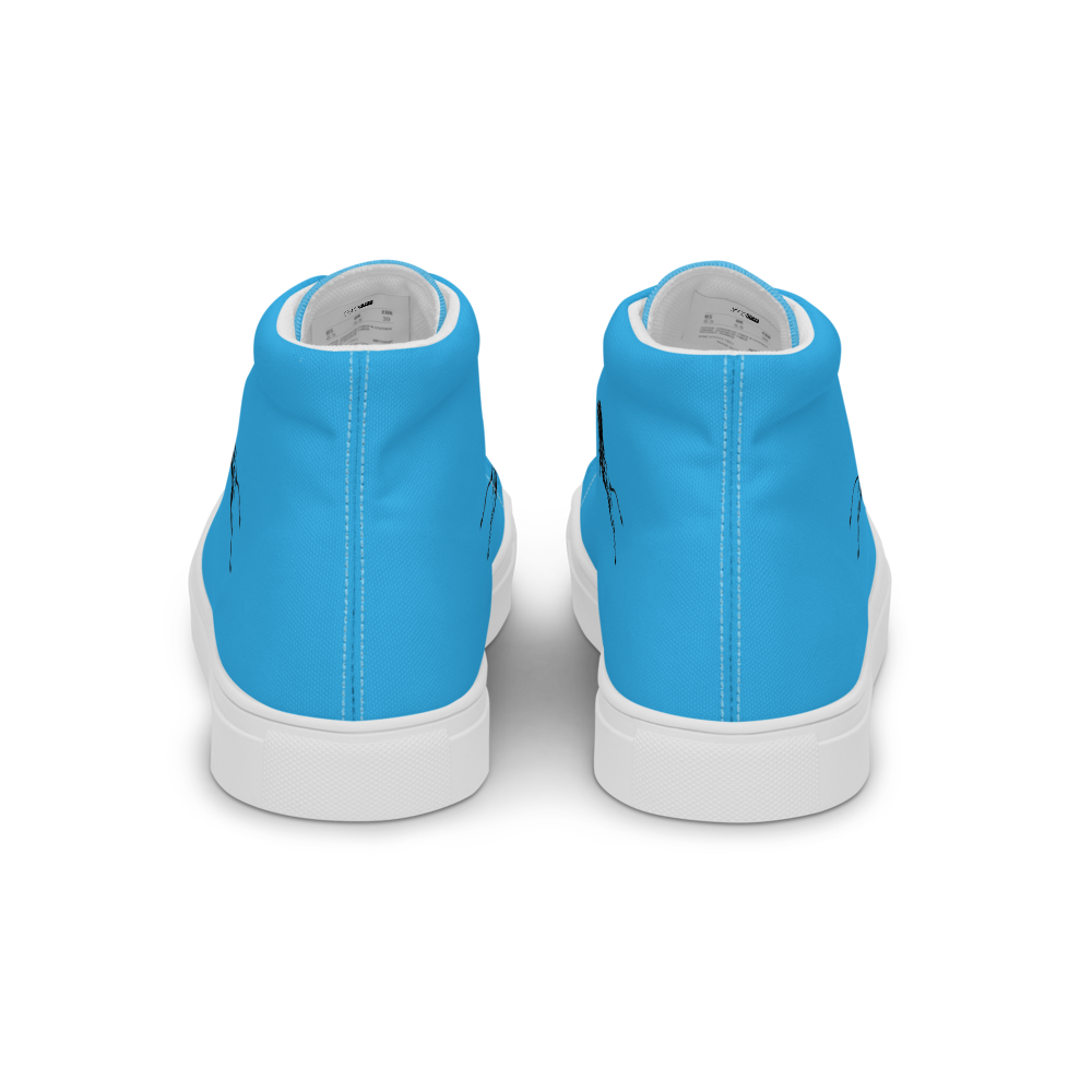 Men’s High Top Canvas Shoes White-Line No.875 "1 of 10K Limited" by MioLeo