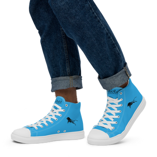 Men’s High Top Canvas Shoes White-Line No.875 "1 of 10K Limited" by MioLeo