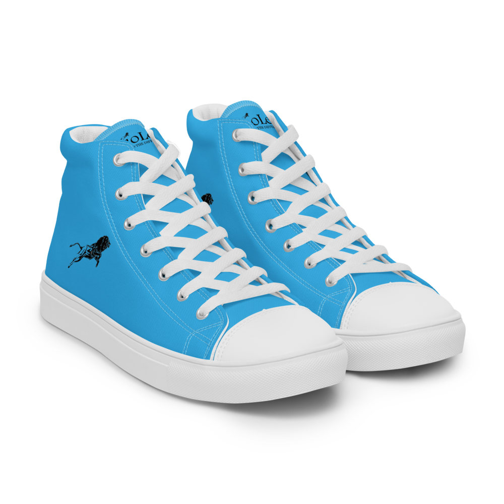 Men’s High Top Canvas Shoes White-Line No.875 "1 of 10K Limited" by MioLeo