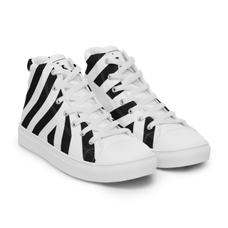 Herren-High-Top-Leinwandschuhe Black-Line Nr. 877 „1 of 2K“ Léon LeRef