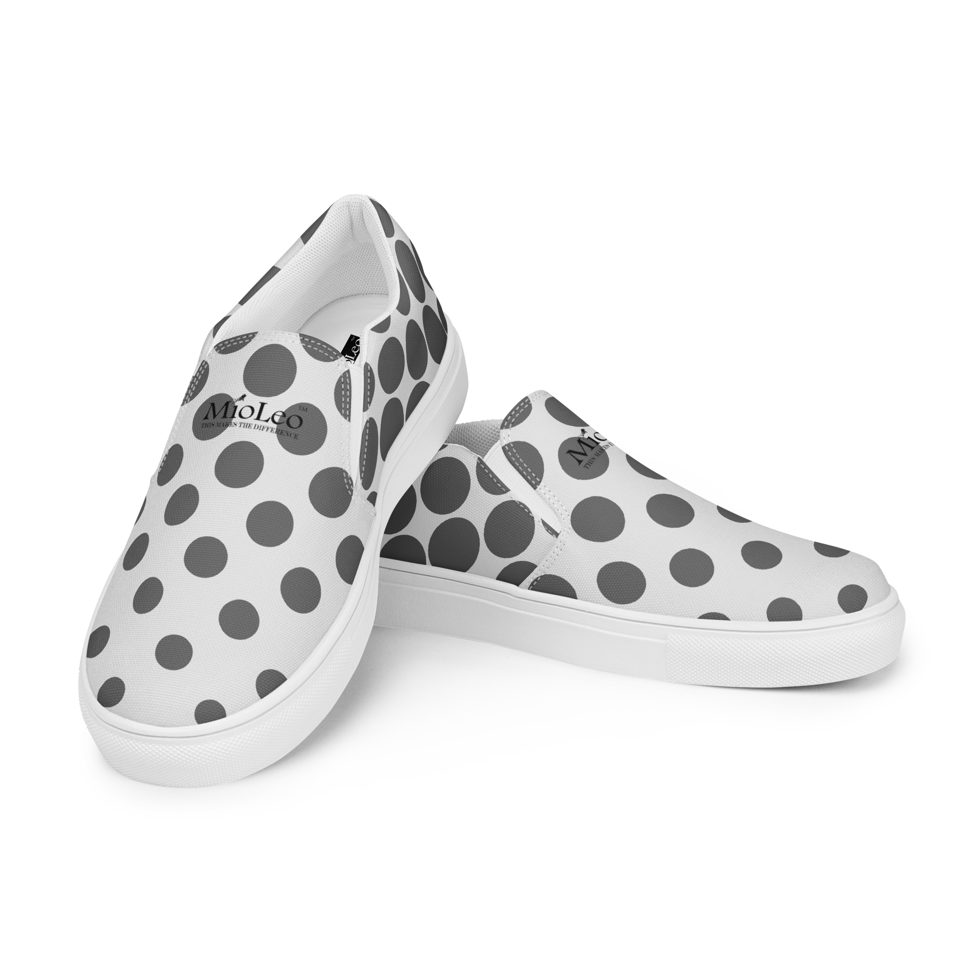 Men’s Slip-On Canvas Shoes White-Line No.867 "1 of 20K Semi-Limited" by MioLeo