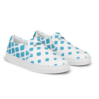 Men’s Slip-On Canvas Shoes White-Line No.871 "1 of 1K Master-Exclusive" by MioLeo