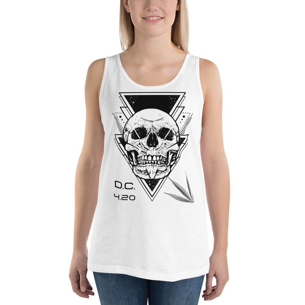Unisex Tank-Top Green-Line No.122 "1 of 10K Limited" by MioLeo