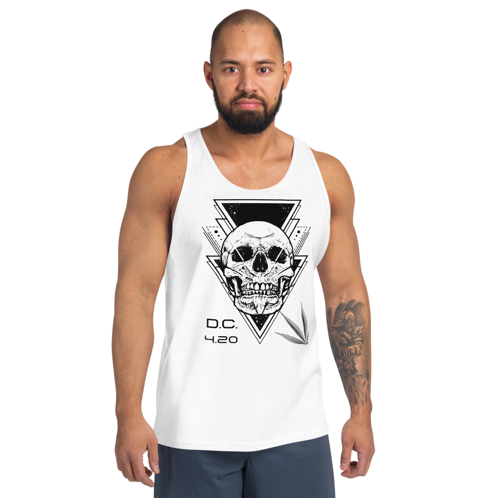 Unisex Tank-Top Green-Line No.122 "1 of 10K Limited" by MioLeo