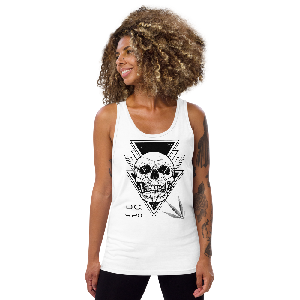 Unisex Tank-Top Green-Line No.122 "1 of 10K Limited" by MioLeo