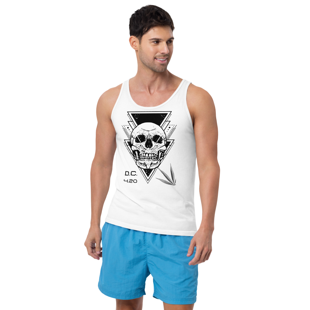 Unisex Tank-Top Green-Line No.122 "1 of 10K Limited" by MioLeo