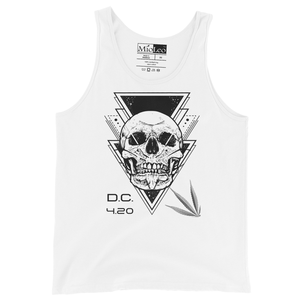Unisex Tank-Top Green-Line No.122 "1 of 10K Limited" by MioLeo