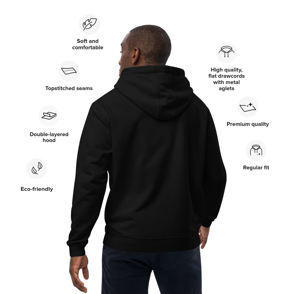 Unisex Hoodie White-Line No.091 "1 of 5K Premium-Exclusive" by MioLeo