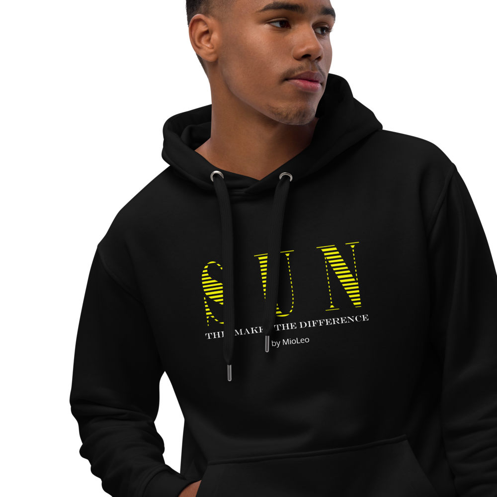 Unisex Hoodie White-Line No.097 "1 of 100 Super-Ultra-Exclusive" by MioLeo