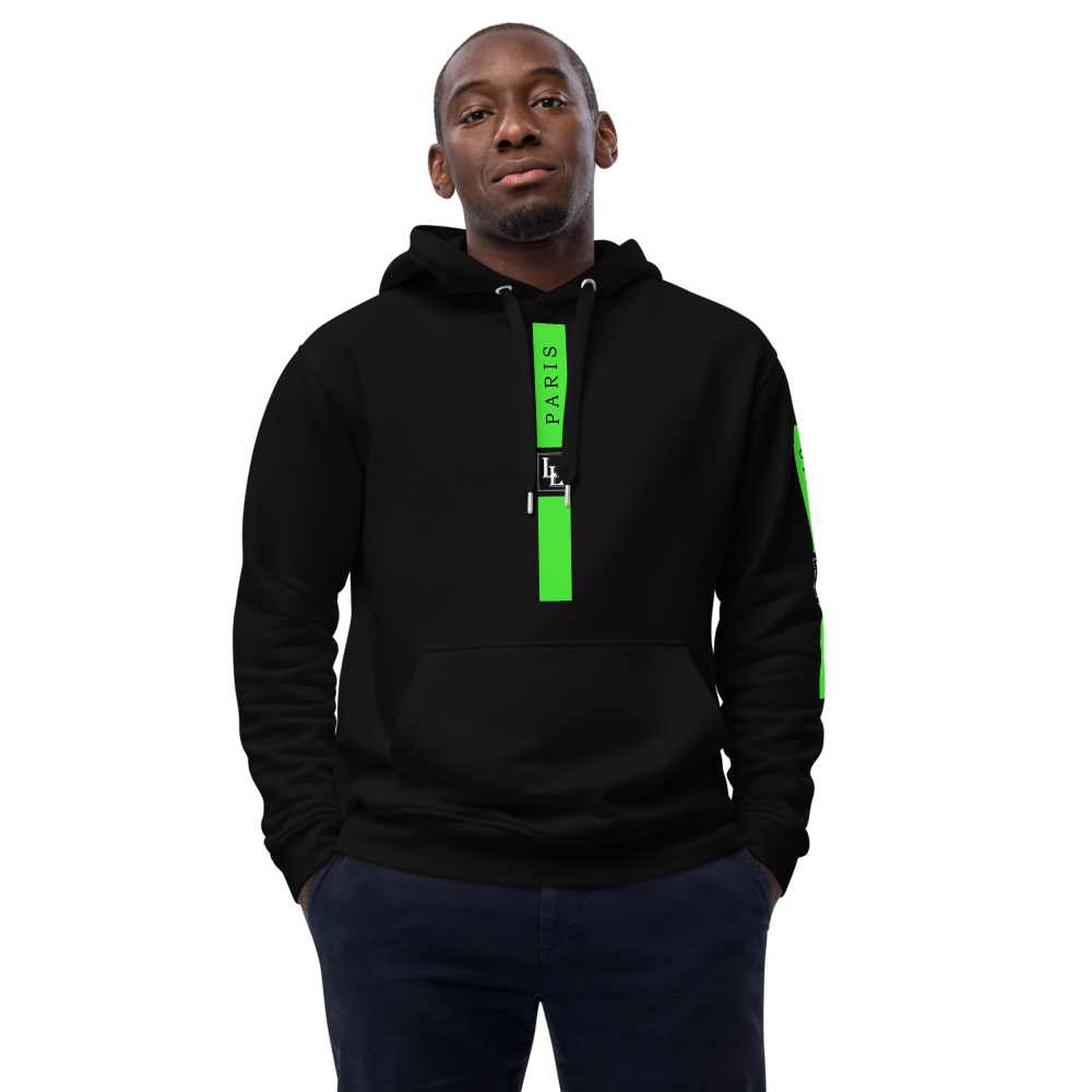 Unisex Hoodie Black-Line Nr.07/2 „1 of 5K“ von Léon LeRef
