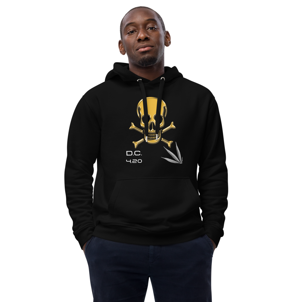 Unisex Hoodie Green-Line No.125 "1 of 250 Ultra-Exclusive" by MioLeo