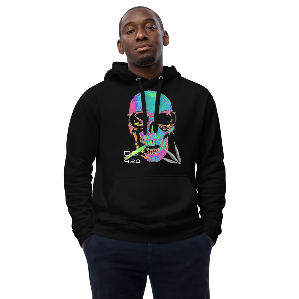 Unisex Hoodie Green-Line No.113 "1 of 1K Master-Exclusive" by MioLeo
