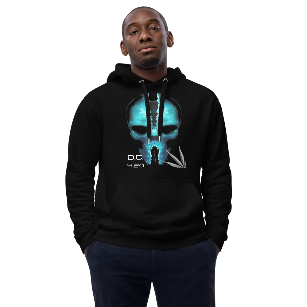 Unisex Hoodie Green-Line No.128 "1 of 100 Super-Exclusive" by MioLeo