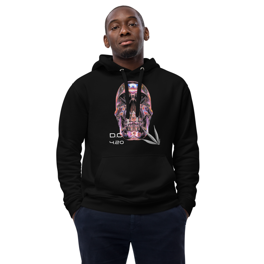 Unisex Hoodie Green-Line No.143 "1 of 1K Master-Exclusive" by MioLeo