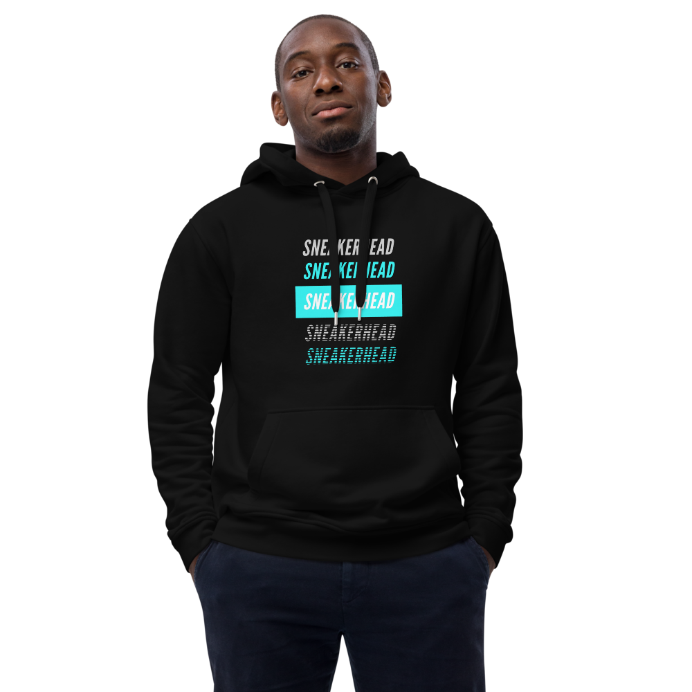 Unisex Hoodie Cyan-Line No.091 "1 of 10K" by MioLeo