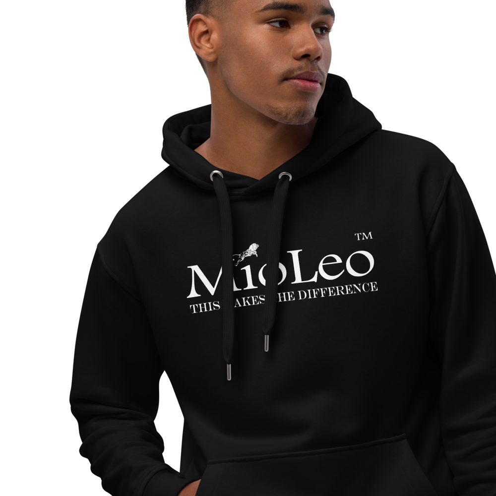 Unisex Hoodie White-Line No.148 "1 of 5K" by MioLeo