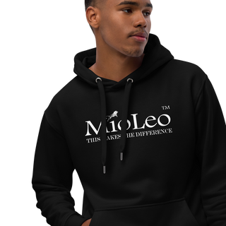 Unisex Hoodie White-Line No.148 "1 of 5K" by MioLeo