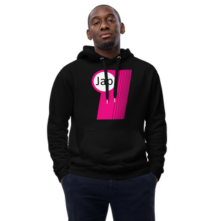 Unisex Hoodie Red-Line No.006 "1 of 20K" by MioLeo