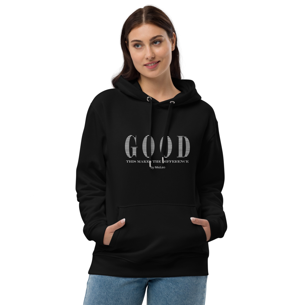 Unisex Hoodie White-Line No.091 "1 of 5K Premium-Exclusive" by MioLeo