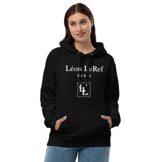 Unisex Hoodie Black-Line No.046 "1 of 10K Limited" by Léon LeRef