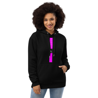 Unisex Hoodie Black-Line No.06/2 "1 of 5K" by Léon LeRef