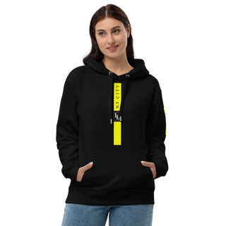 Unisex Hoodie Black-Line No.02/2 „1 of 5K“ von Léon LeRef