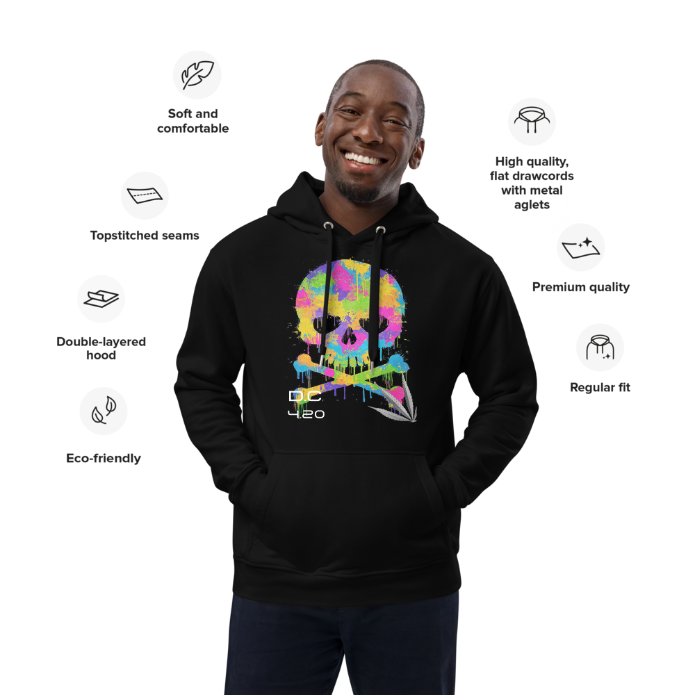Unisex Hoodie Green-Line No.109 "1 of 10K Limited" by MioLeo