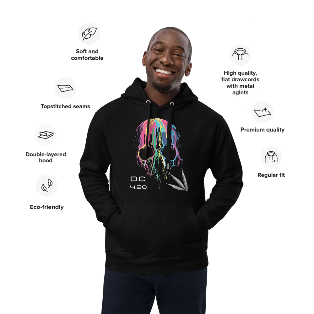 Unisex Hoodie Green-Line No.115 "1 of 100 Super-Exclusive" by MioLeo