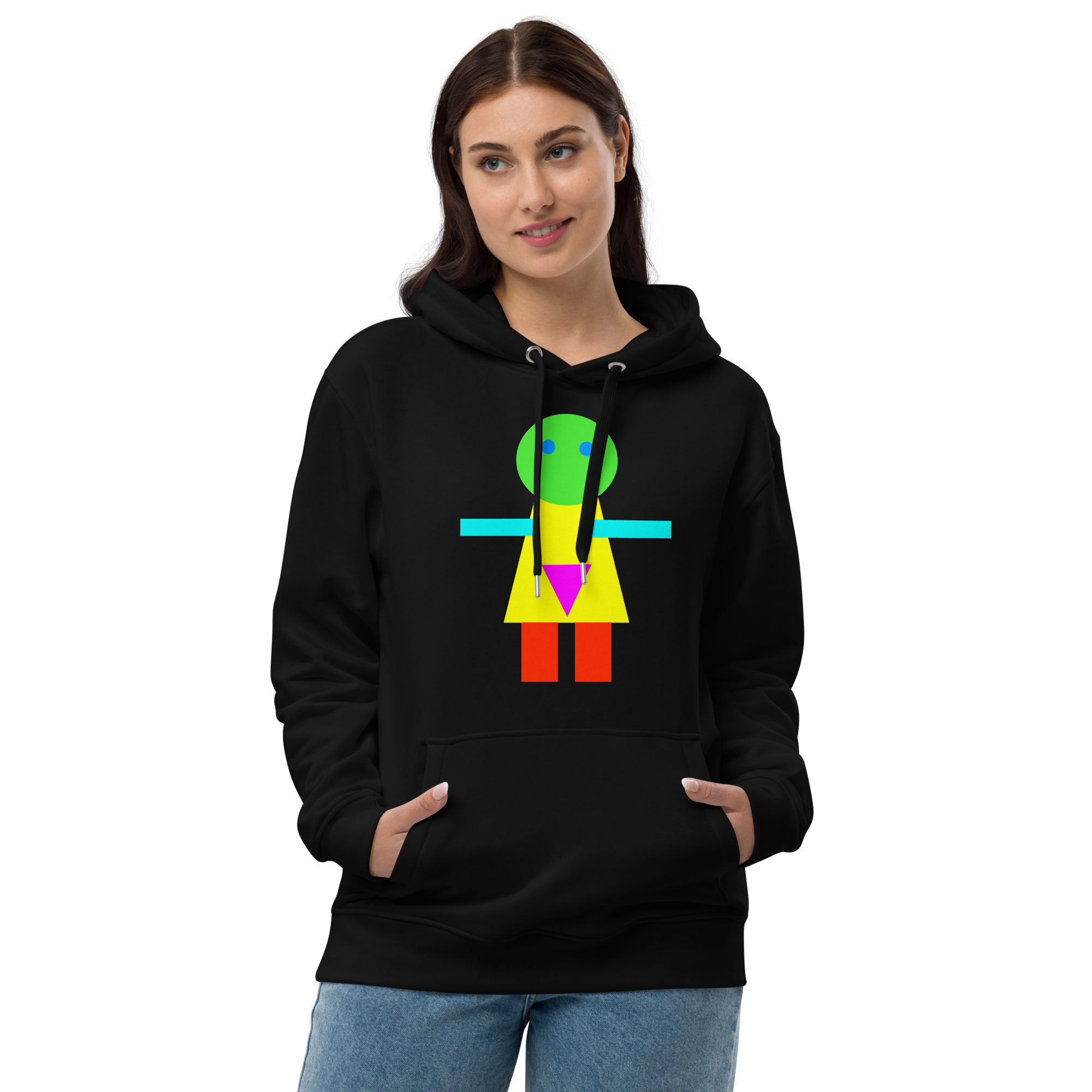 Unisex Hoodie Red-Line No.036 "1 of 5K" by MioLeo