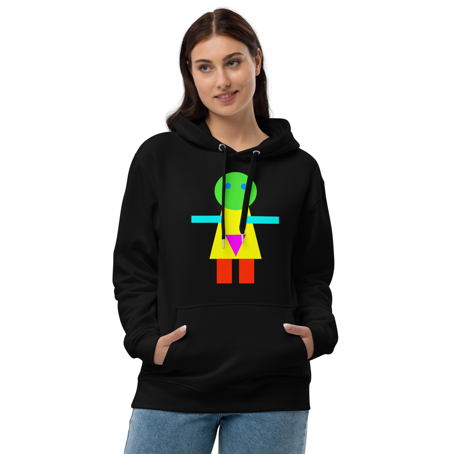 Unisex Hoodie Red-Line No.036 "1 of 5K" by MioLeo