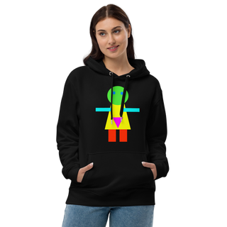 Unisex Hoodie Red-Line No.036 "1 of 5K" by MioLeo