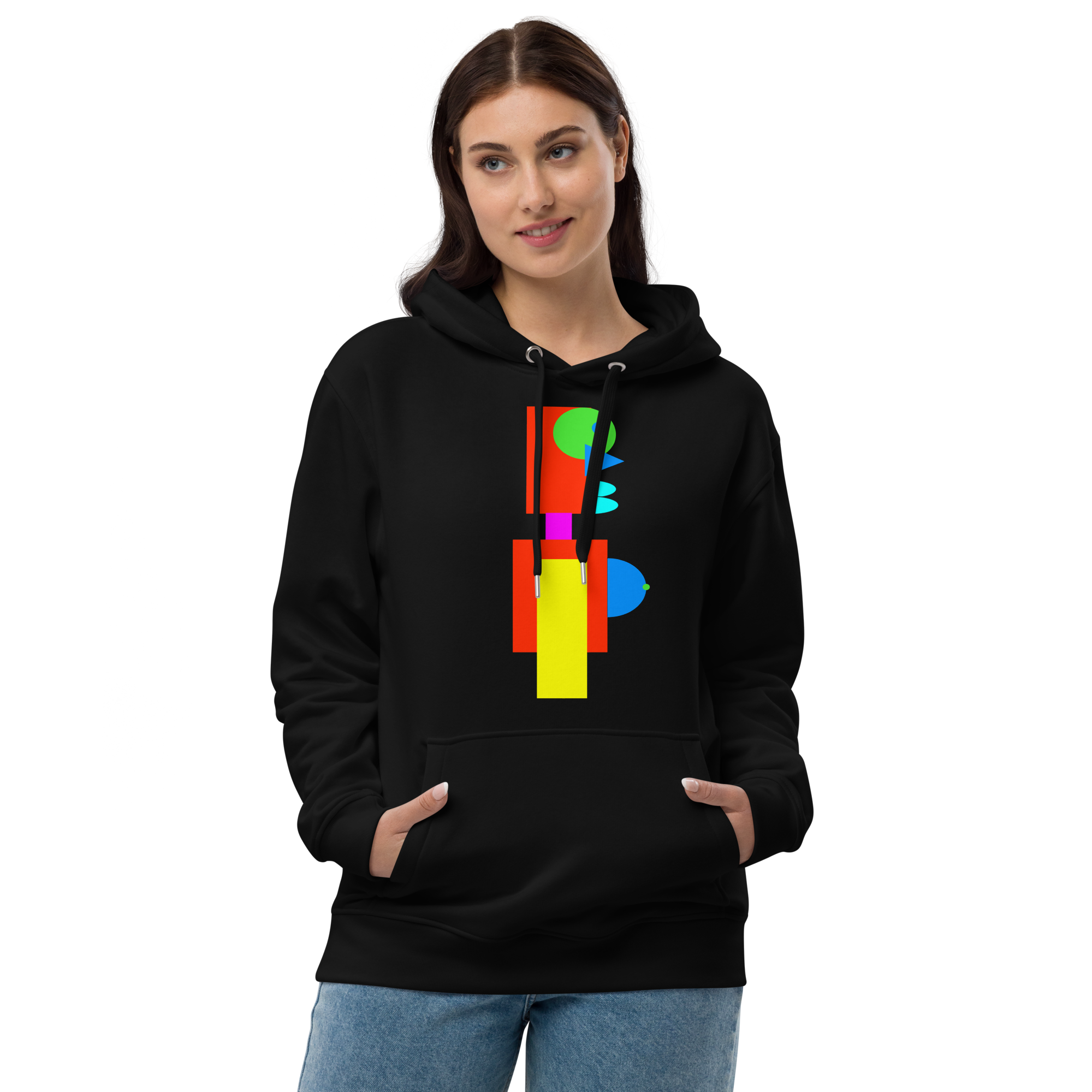 Unisex Hoodie Red-Line No.027 "1 of 5K" by MioLeo