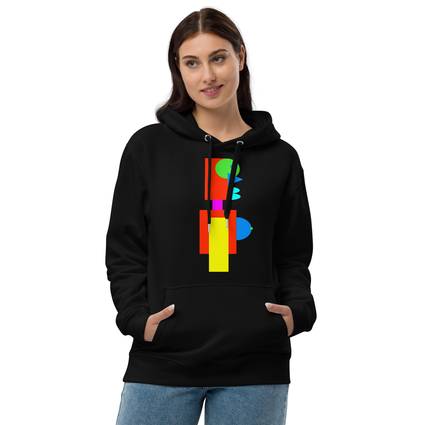 Unisex Hoodie Red-Line No.027 "1 of 5K" by MioLeo