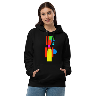 Unisex Hoodie Red-Line No.027 "1 of 5K" by MioLeo