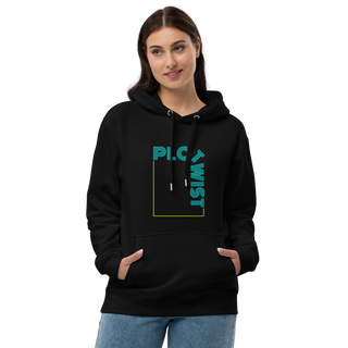 Unisex Hoodie Cyan-Line No.142 "1 of 20K" by MioLeo