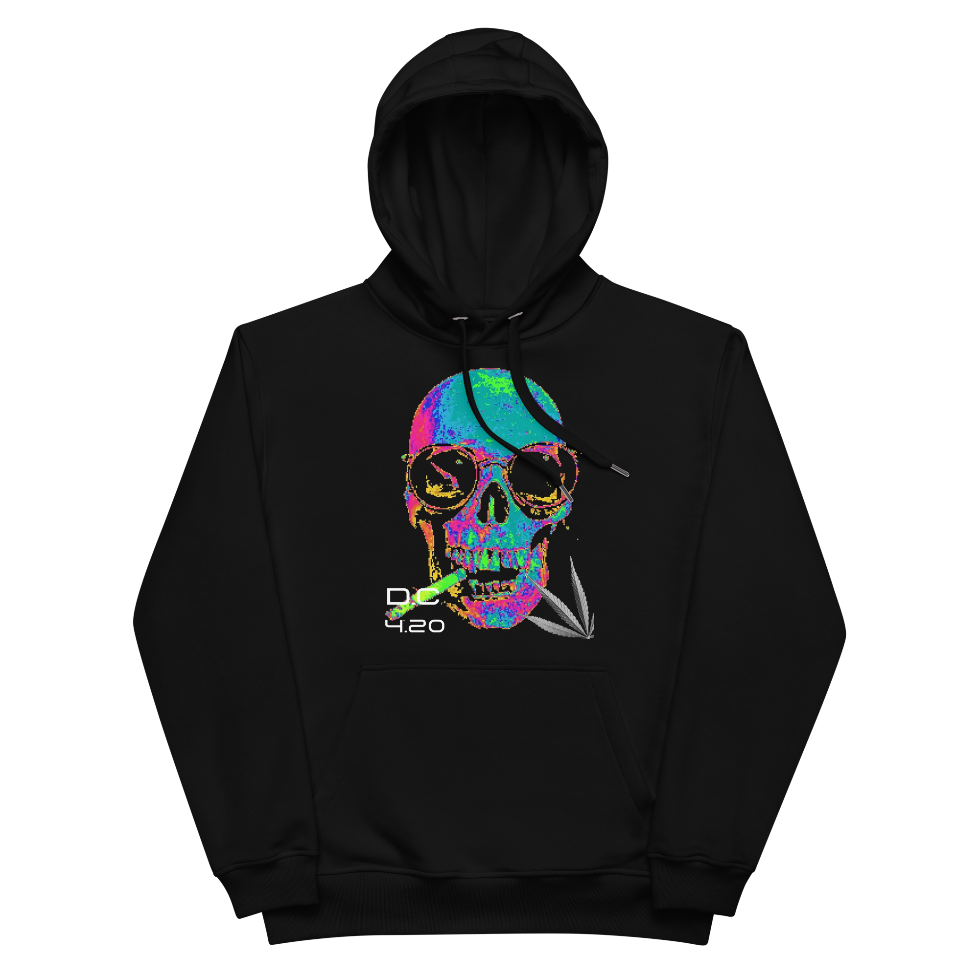 Unisex Hoodie Green-Line No.113 "1 of 1K Master-Exclusive" by MioLeo
