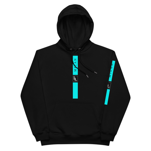 Unisex Hoodie Black-Line No.05/2 "1 of 5K" by Léon LeRef