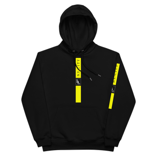 Unisex Hoodie Black-Line No.02/2 „1 of 5K“ von Léon LeRef