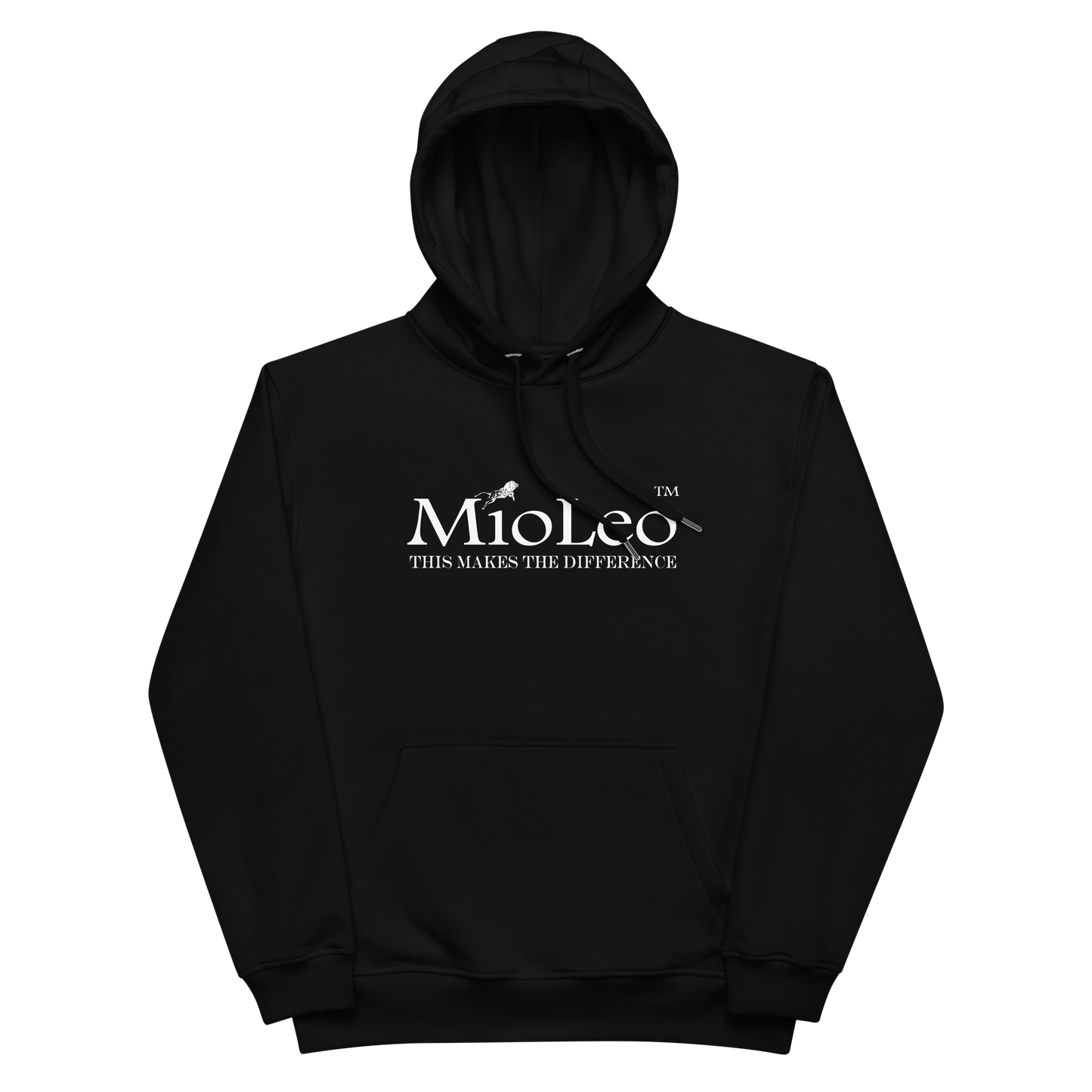 Unisex Hoodie White-Line No.148 "1 of 5K" by MioLeo