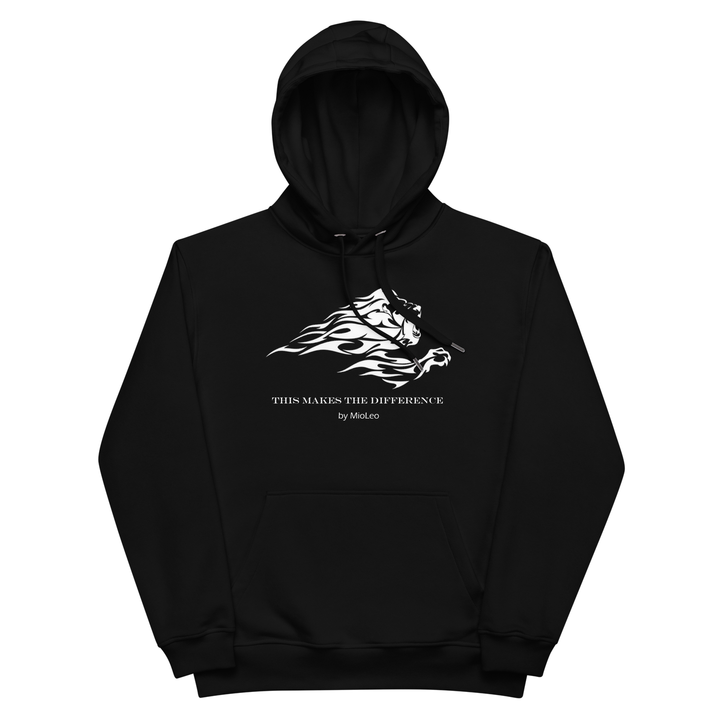 Unisex Hoodie White-Line No.011 "1 of 5K" by MioLeo