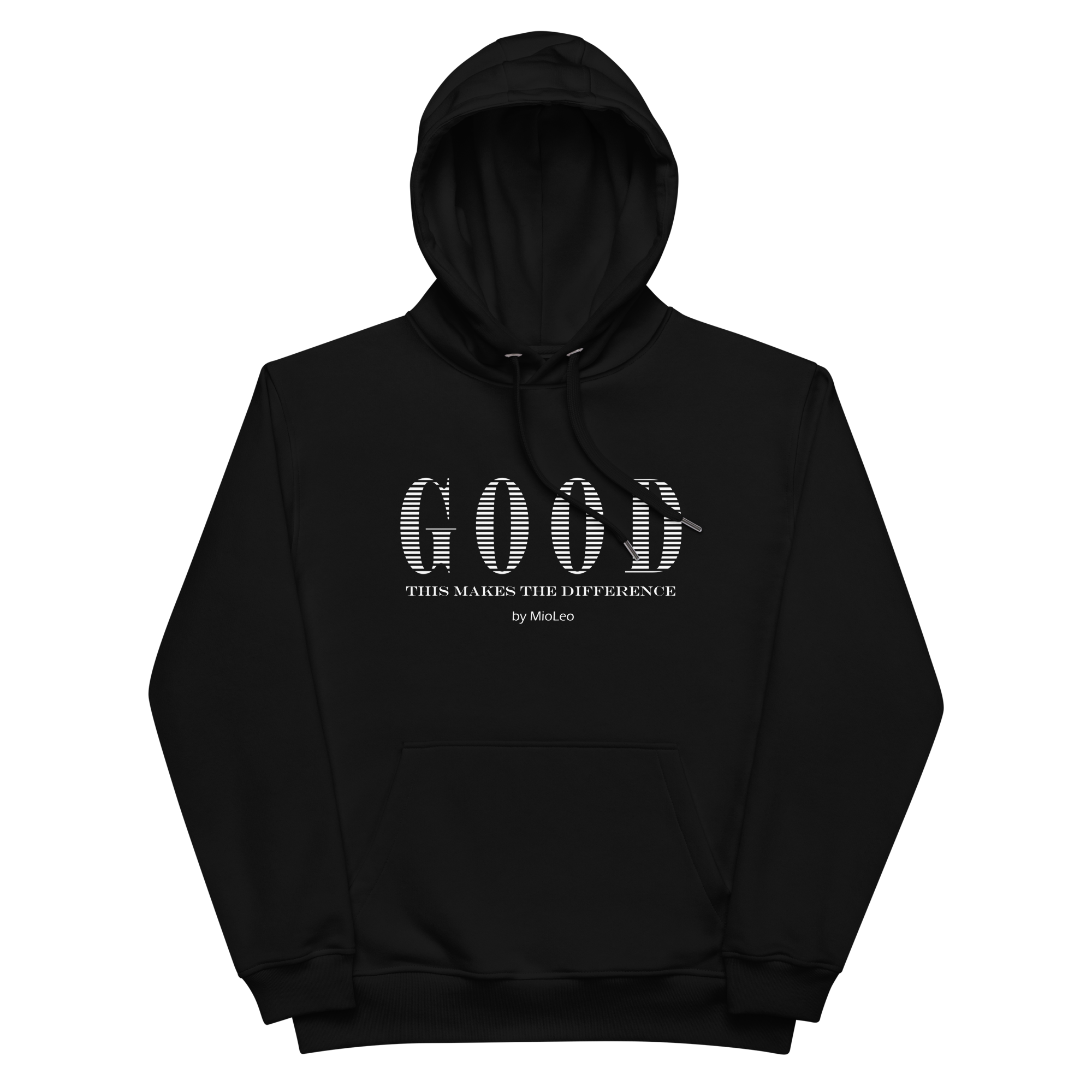Unisex Hoodie White-Line No.091 "1 of 5K Premium-Exclusive" by MioLeo