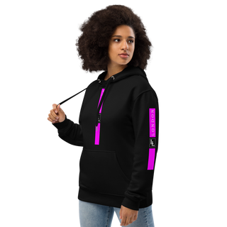 Unisex Hoodie Black-Line No.06/2 "1 of 5K" by Léon LeRef