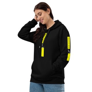 Unisex Hoodie Black-Line No.02/2 „1 of 5K“ von Léon LeRef