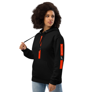 Unisex Hoodie Black-Line Nr.03/2 „1 of 5K“ von Léon LeRef