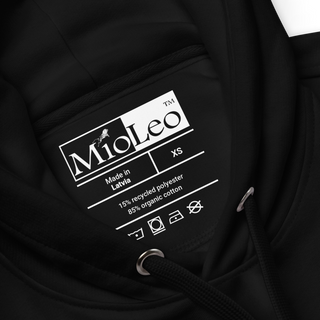 Unisex Hoodie Black-Line No.03/2 "1 of 5K Premium-Exclusive" by Léon LeRef