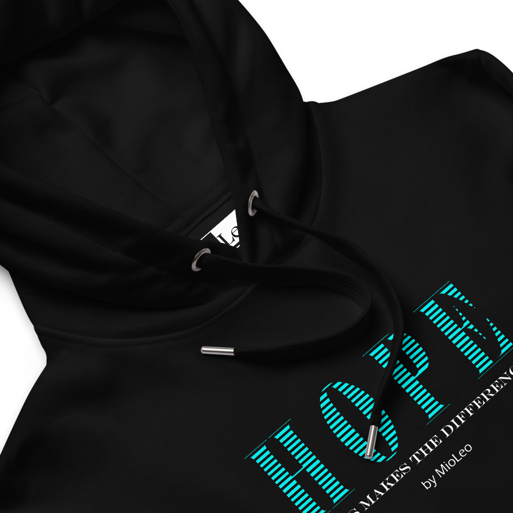 Unisex Hoodie White-Line No.092 "1 of 500 High-End-Exclusive" by MioLeo