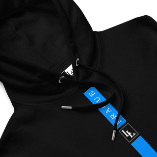 Unisex Hoodie Black-Line No.04/2 "1 of 5K" by Léon LeRef