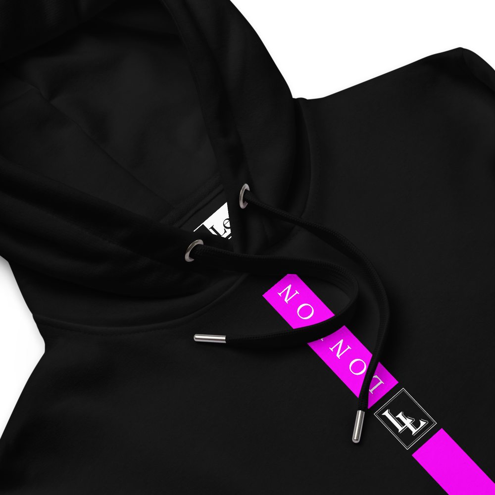 Unisex Hoodie Black-Line No.06/2 "1 of 5K Premium-Exclusive" by Léon LeRef