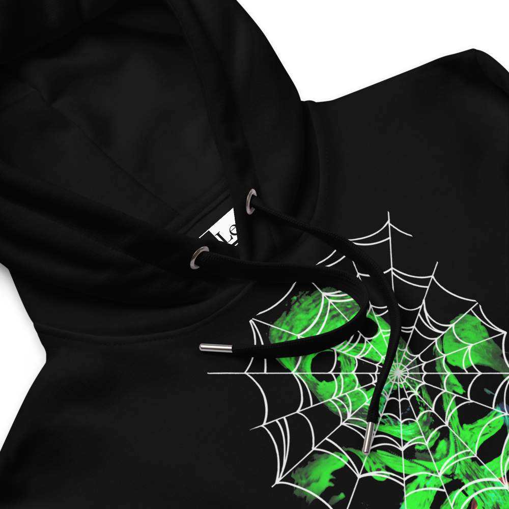 Unisex Hoodie Green-Line No.148 "1 of 10K" by MioLeo