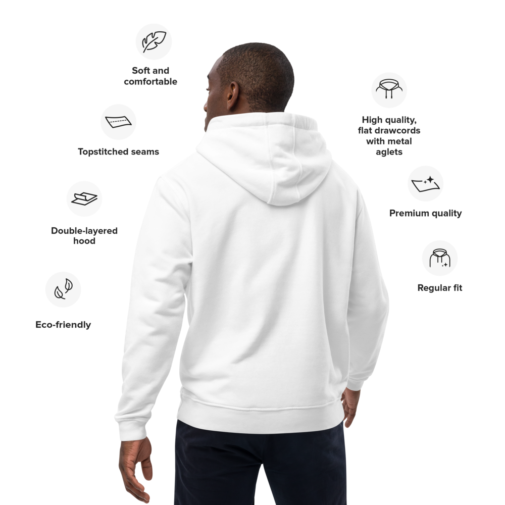 Unisex Hoodie White-Line No.095 "1 of 500 High-End-Exclusive" by MioLeo